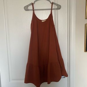 Universal Thread Burnt Orange Sundress